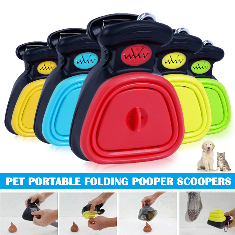 Keepbest Excreta Cleaner Tool£¬Excreta Cleaner Tool Pet Dog Foldable Poop Scoop Cleaning Collection Excreta Cleaner Tool for Outdoor
