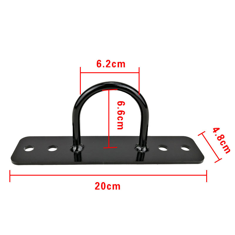 Wall Gymnastic Ring Mount Anchor Suspension Strap Bracket Ceiling Hook 
