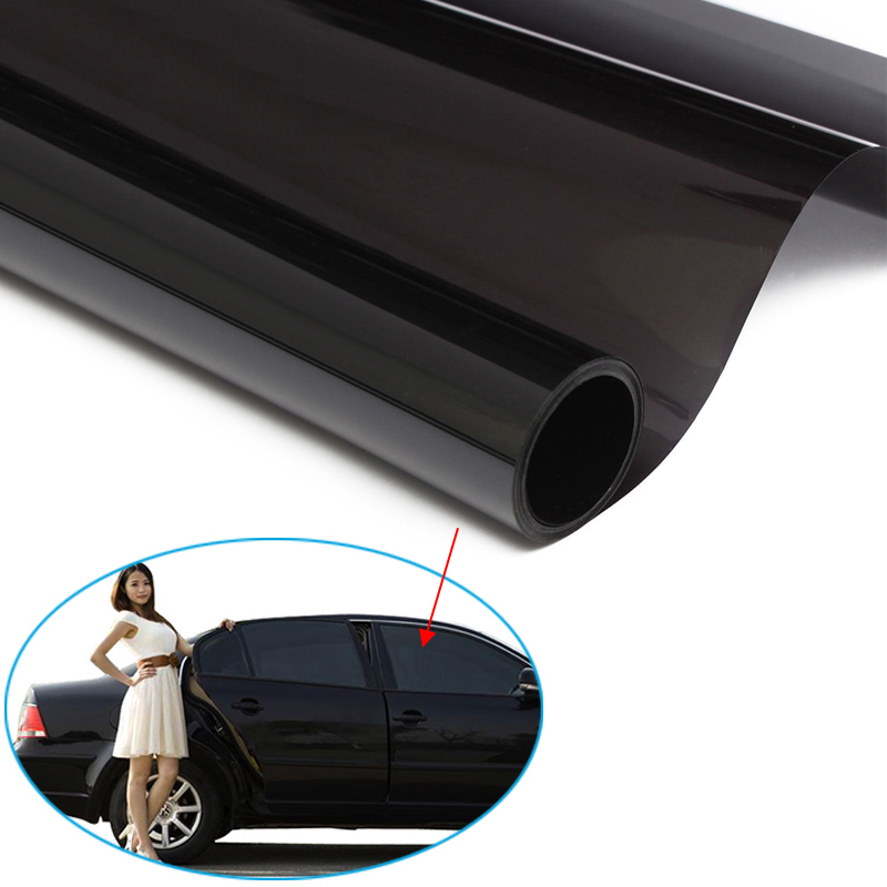 Fitting Kit 600cm x 75cm Limo Black Car Windows Tinting Film Tint Foil 75%