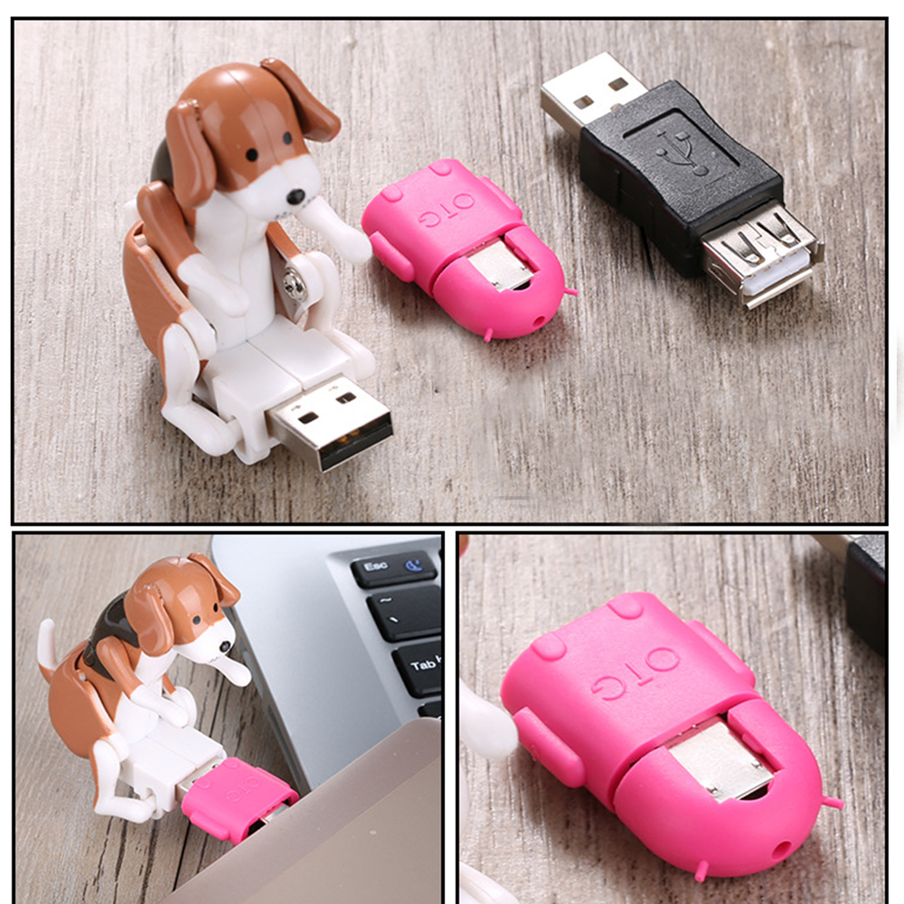 Funny Humping Dog Fast Charger Cable Charging Line USB Dustproof Cover Cute Fast Charging Power Date Cable for Girl Boy Gift