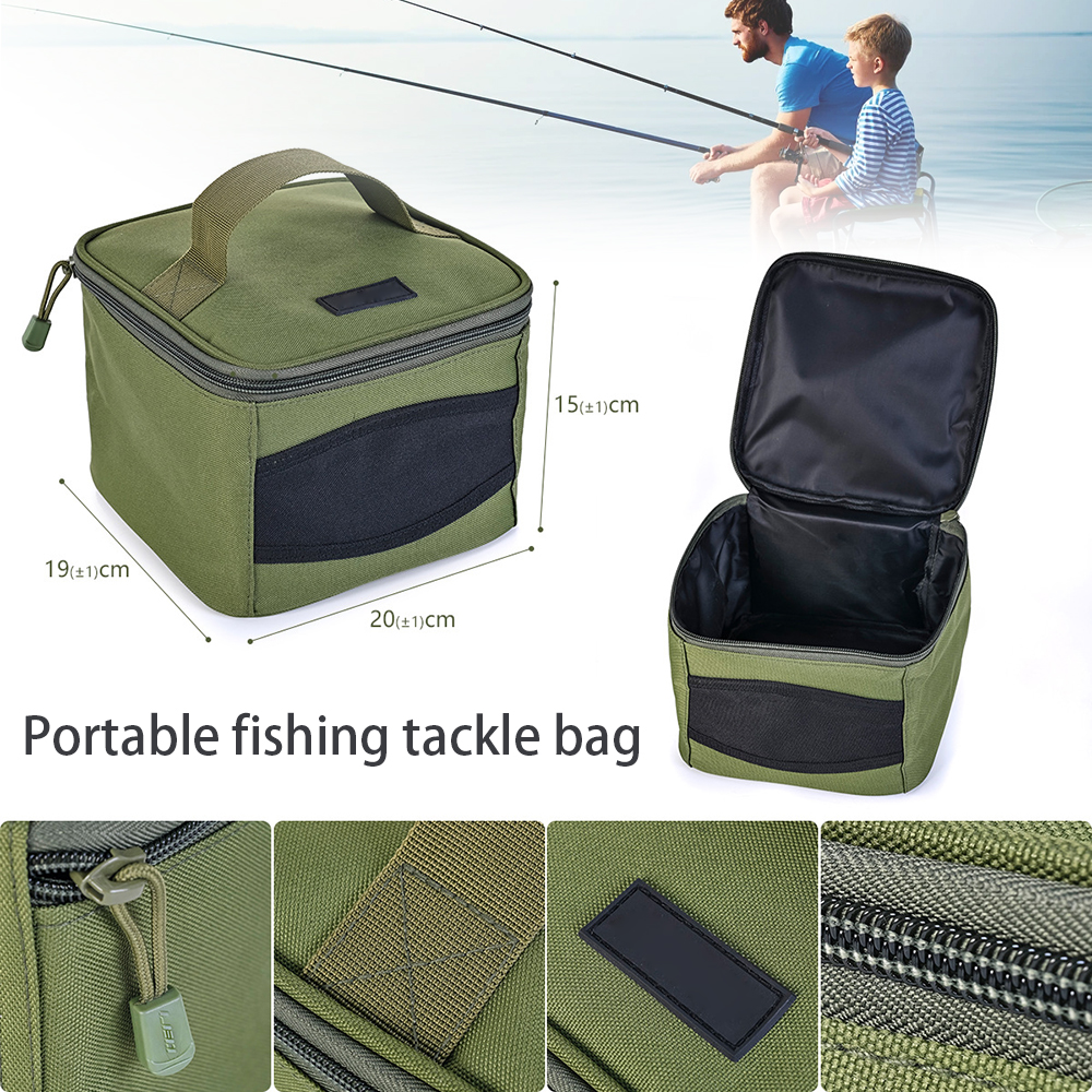 Large Fishing Tackle Box Bag Outdoor Saltwater Freshwater Resistant Fishing Bags 