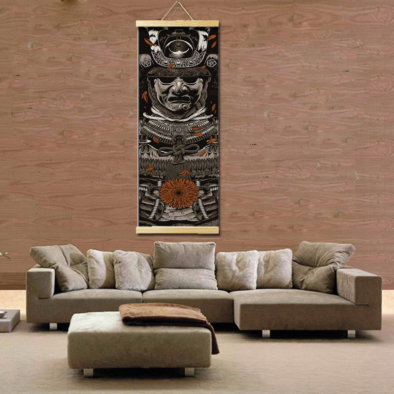 Artystyczny japoński plakat na płótnie - dekoracja ściany do domu w stylu HD. Malarstwo ścienne do salonu i sypialni - Wianko - 5
