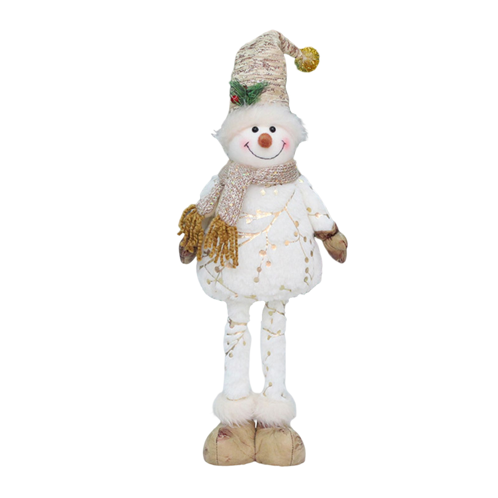 Christmas Snowman Plush Toy Stuffed Doll Ornament Decoration Figurines Xmas Gift