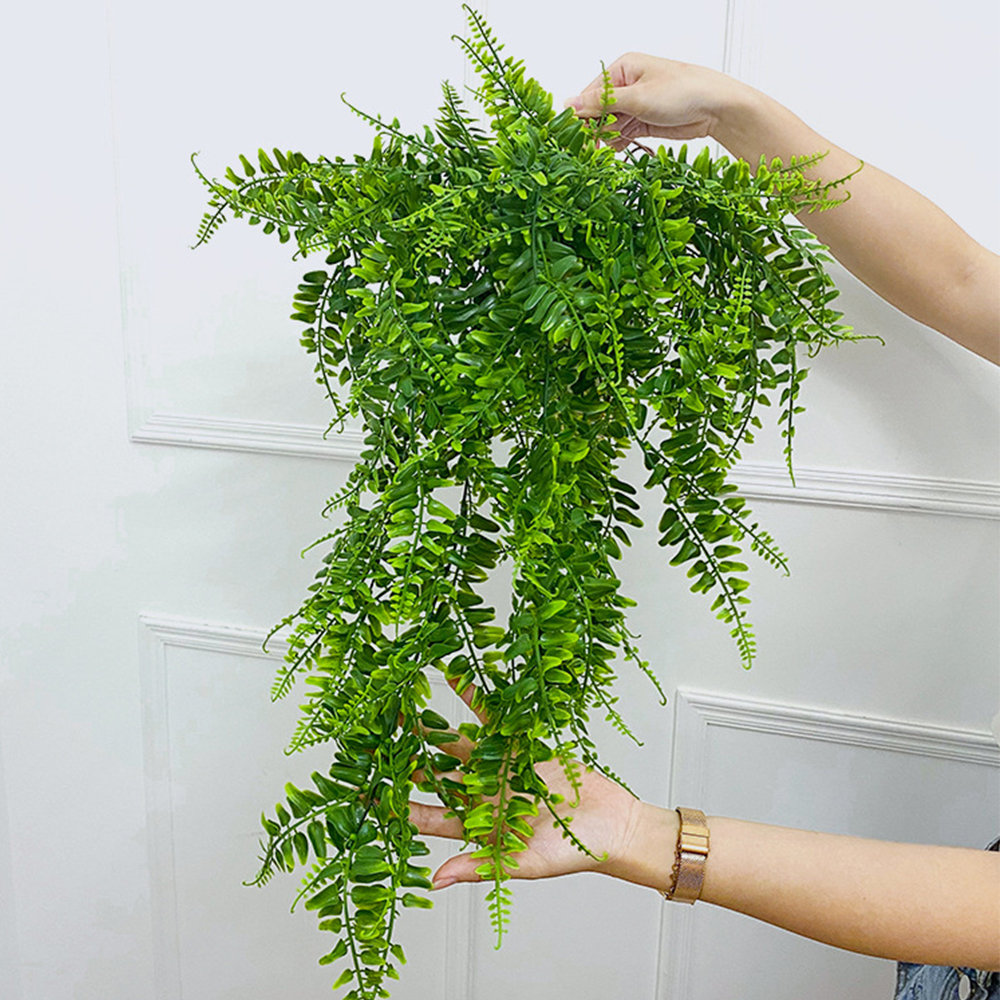 Artificial Hanging Fern Plant Vines Fake Ivy Ferns Hanging Green Plant