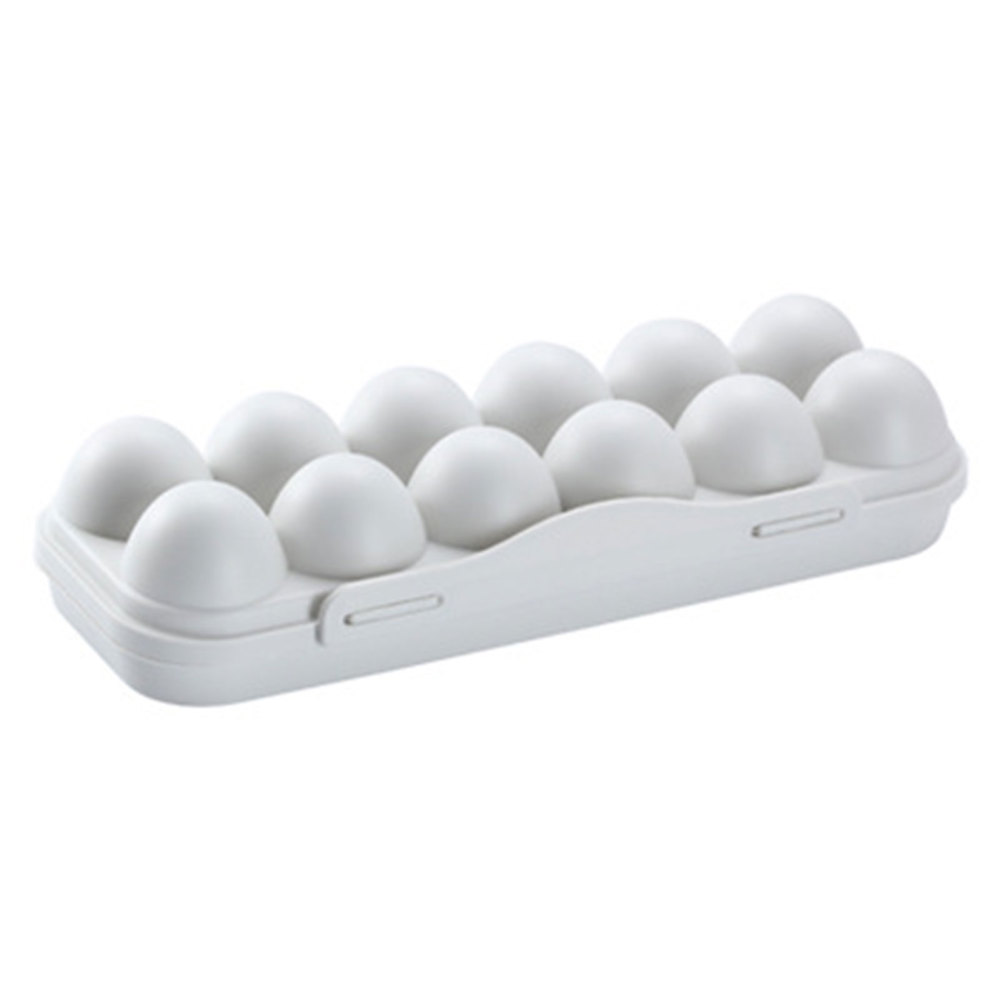 12/18 Grids Egg Tray Egg Holder Egg Box Kitchen Fridge Egg Container Organize - Picture 17 of 18