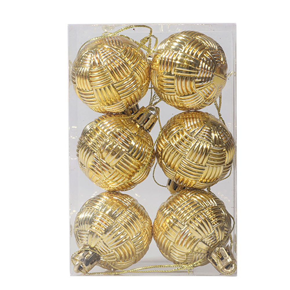 6PCS DIY Christmas Ball Xmas Tree Ornaments Hanging Baubles Shatterproof Decor - Picture 13 of 20