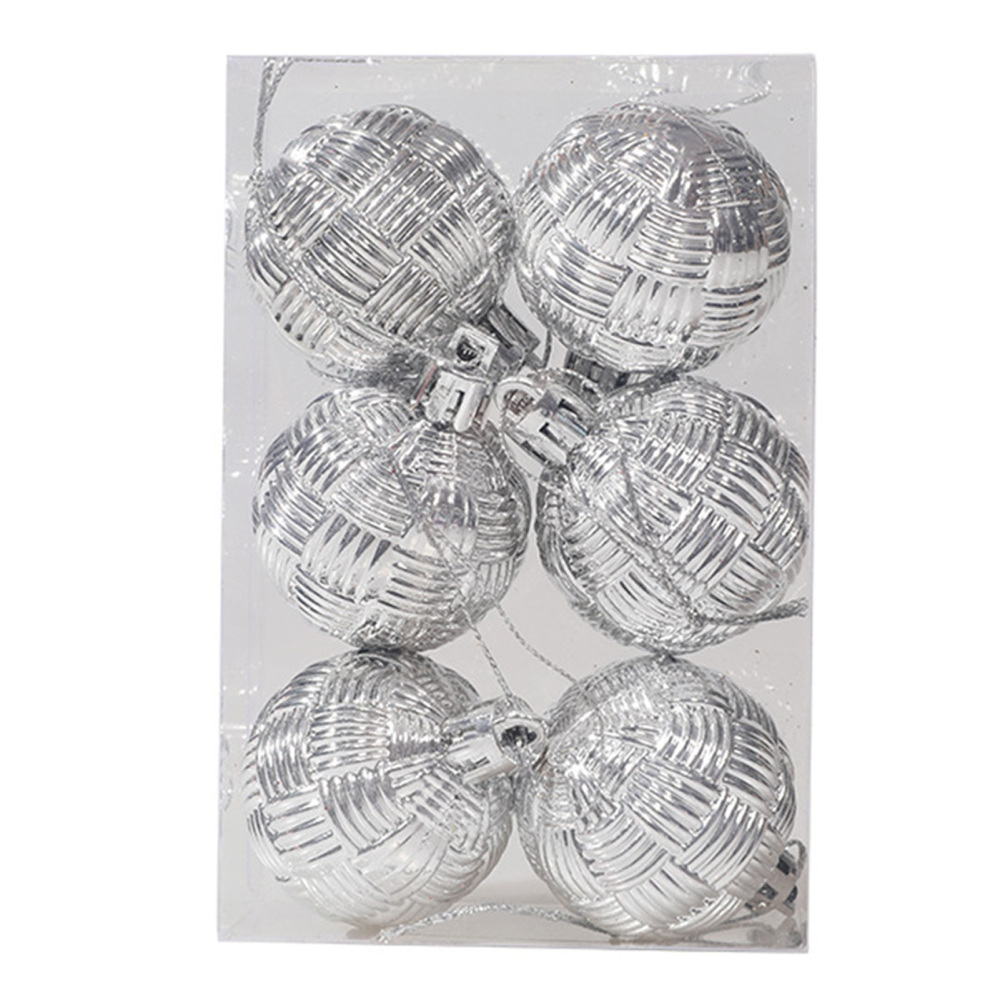6PCS DIY Christmas Ball Xmas Tree Ornaments Hanging Baubles Shatterproof Decor - Picture 14 of 20