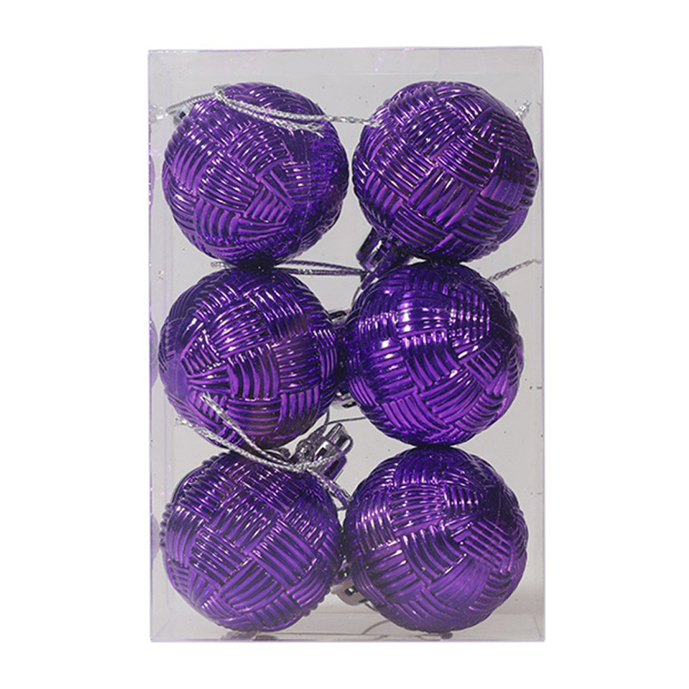 6PCS DIY Christmas Ball Xmas Tree Ornaments Hanging Baubles Shatterproof Decor - Picture 16 of 20