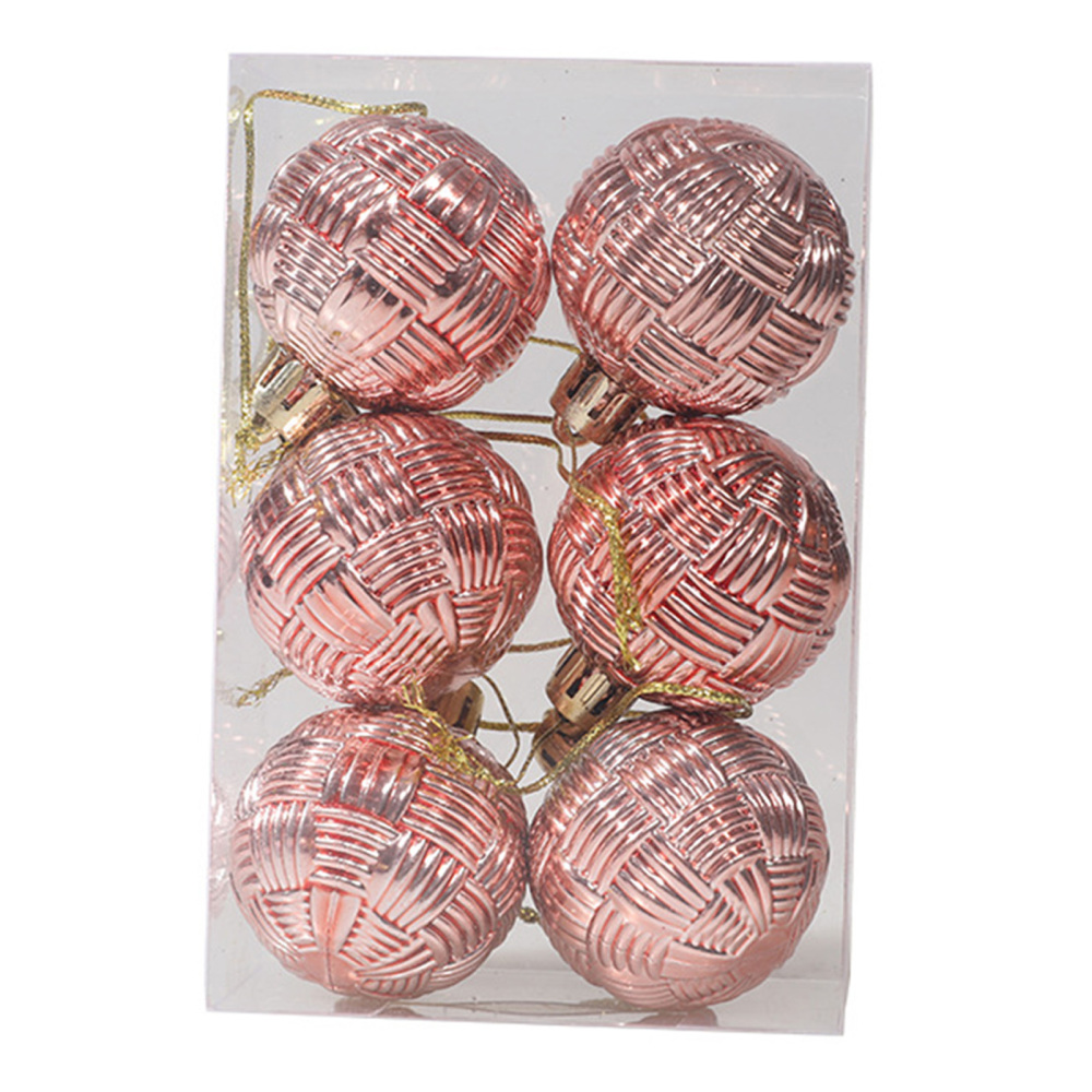 6Pcs Christmas Ball Ornaments Xmas Tree Ball Hanging Baubles Party DIY Decor US