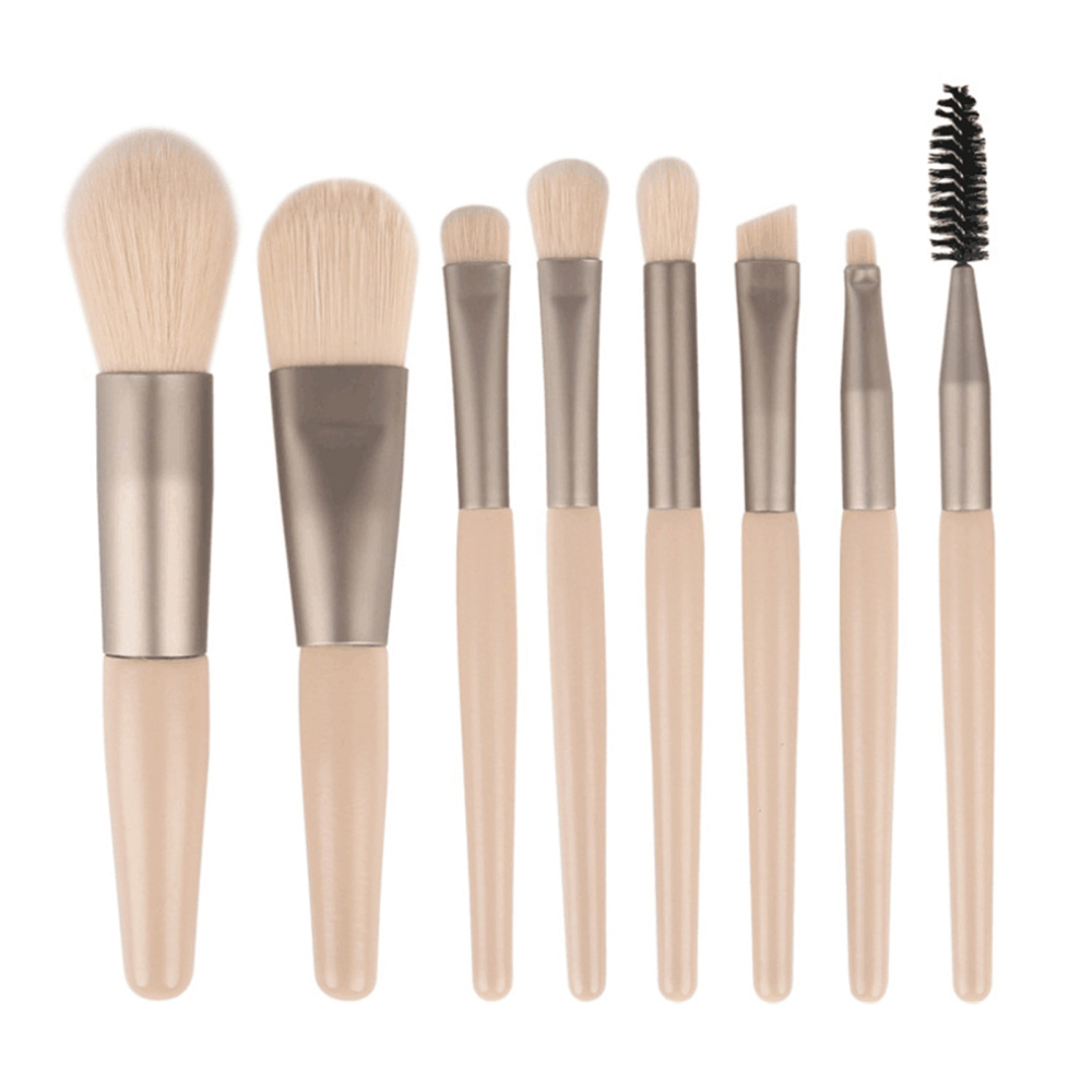 Mini Make up Brushes Set with Bag Eyeshadow Brush 8Pcs Travel Mini Beauty Brush 