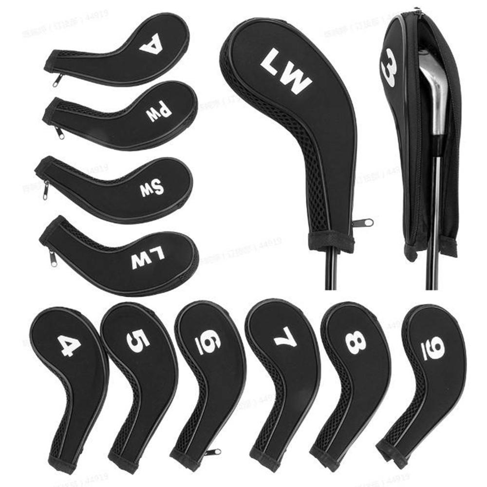 12 Pcs Neoprene Golf Iron Head Covers Set Fits CallawayPingT aylormade T itleist