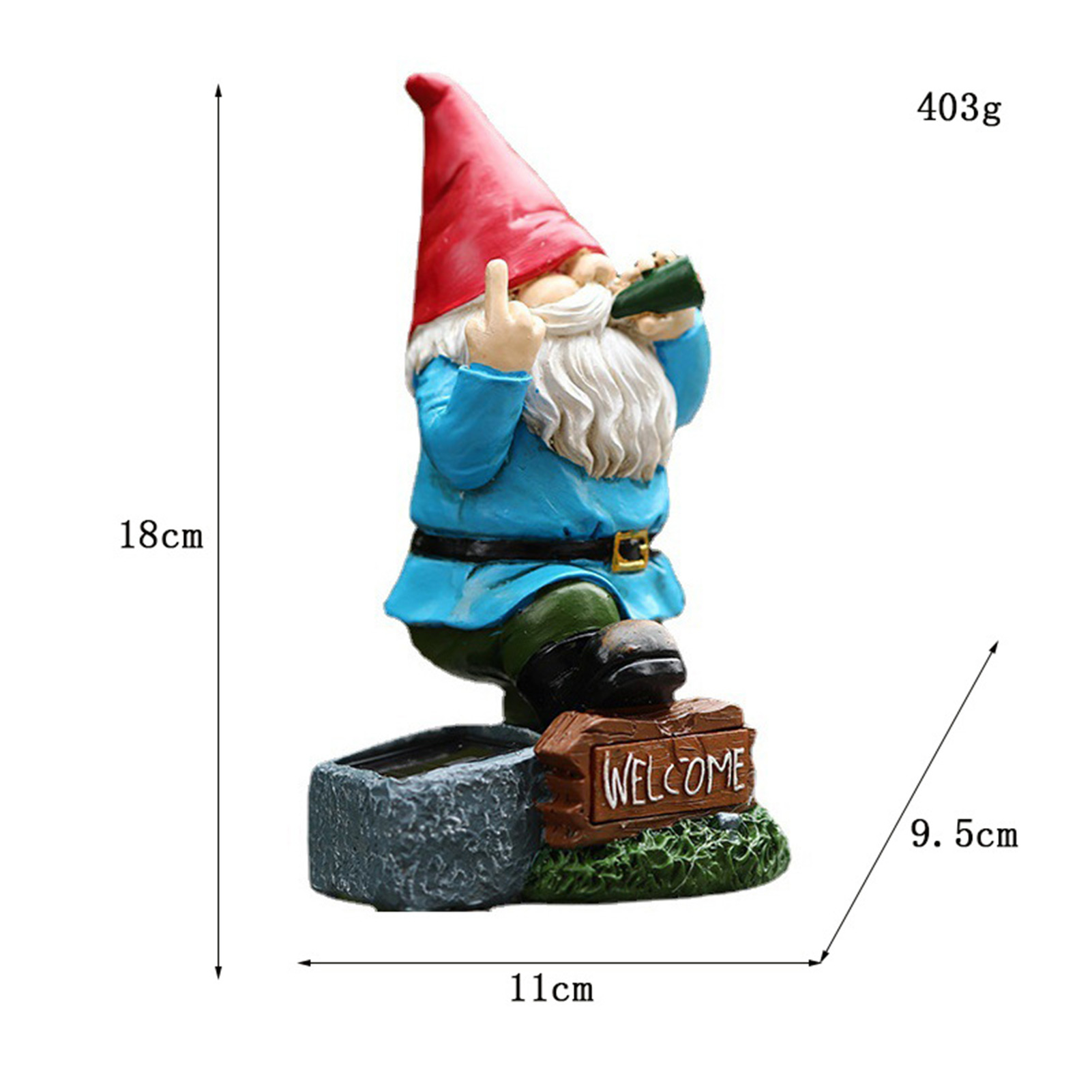 Christmas Creative Craft Tabletop Statue Ornament Xmas Garden Decoration Gifts