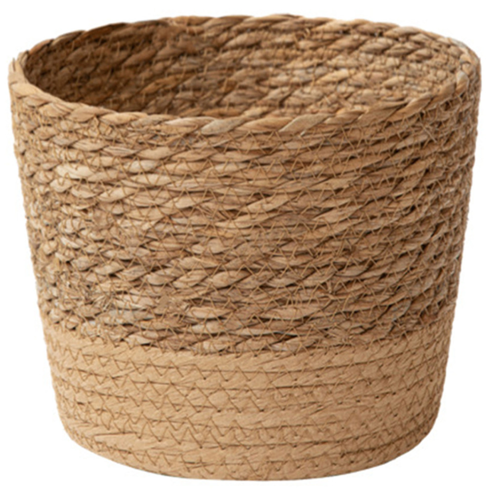 Natural Woven Planter Basket Multifunctional Garden Flower Pot Outdoor / Indoor - Picture 12 of 12