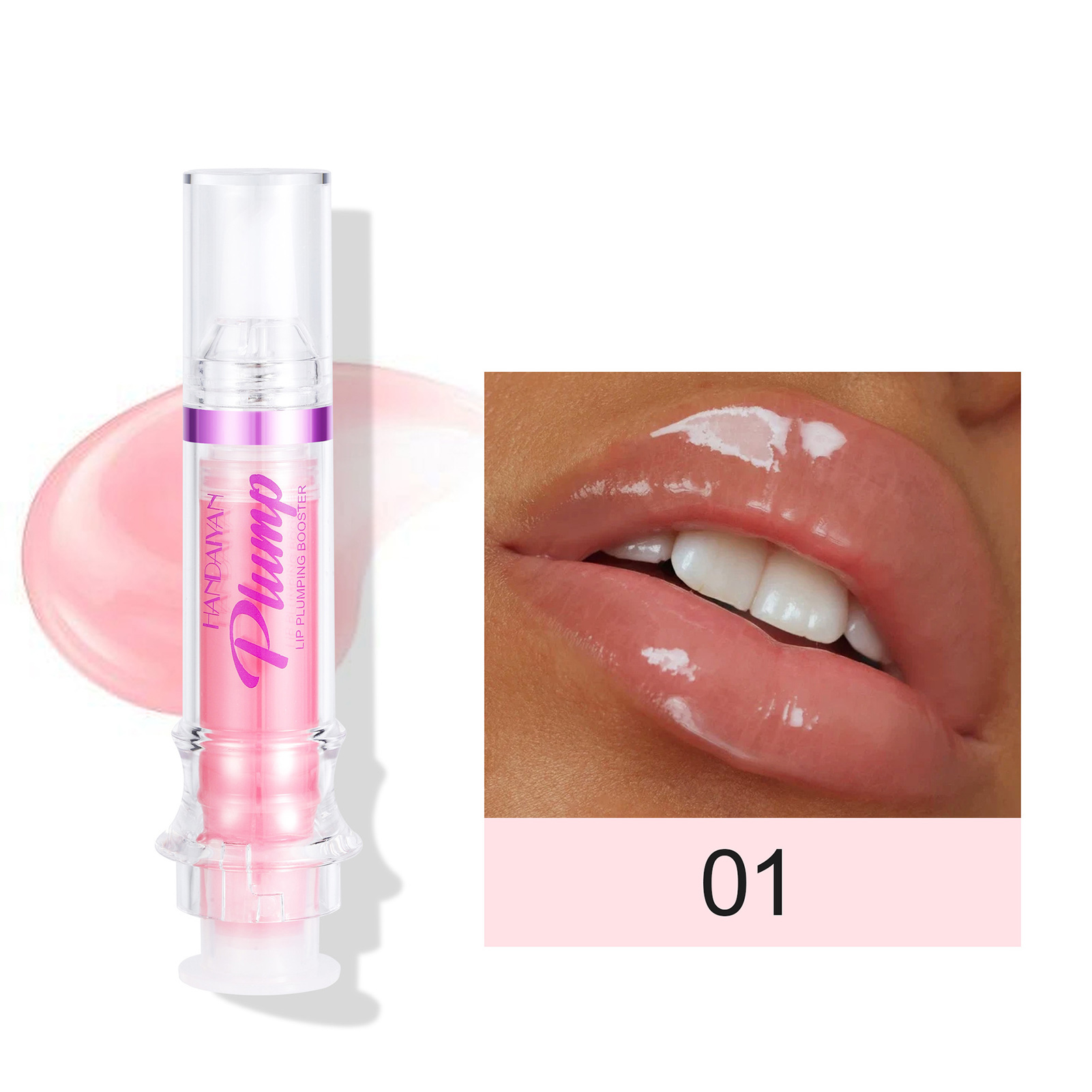 Mirror Pearlescent Lip Gloss Non-Sticky Liquid Lipsticks with High Impact Color