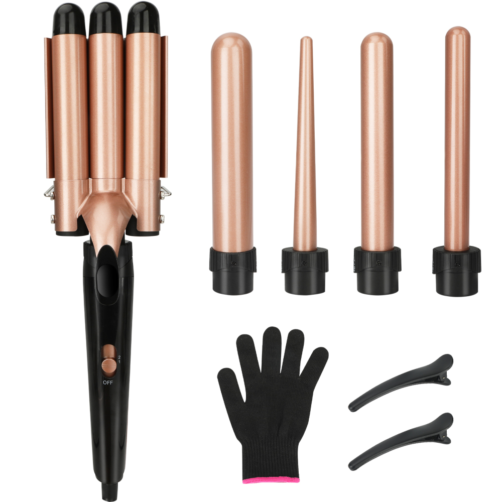 5 in 1 Electric Heating Hair Curler Professional LCD Display Hair Wand Curler - Picture 13 of 13