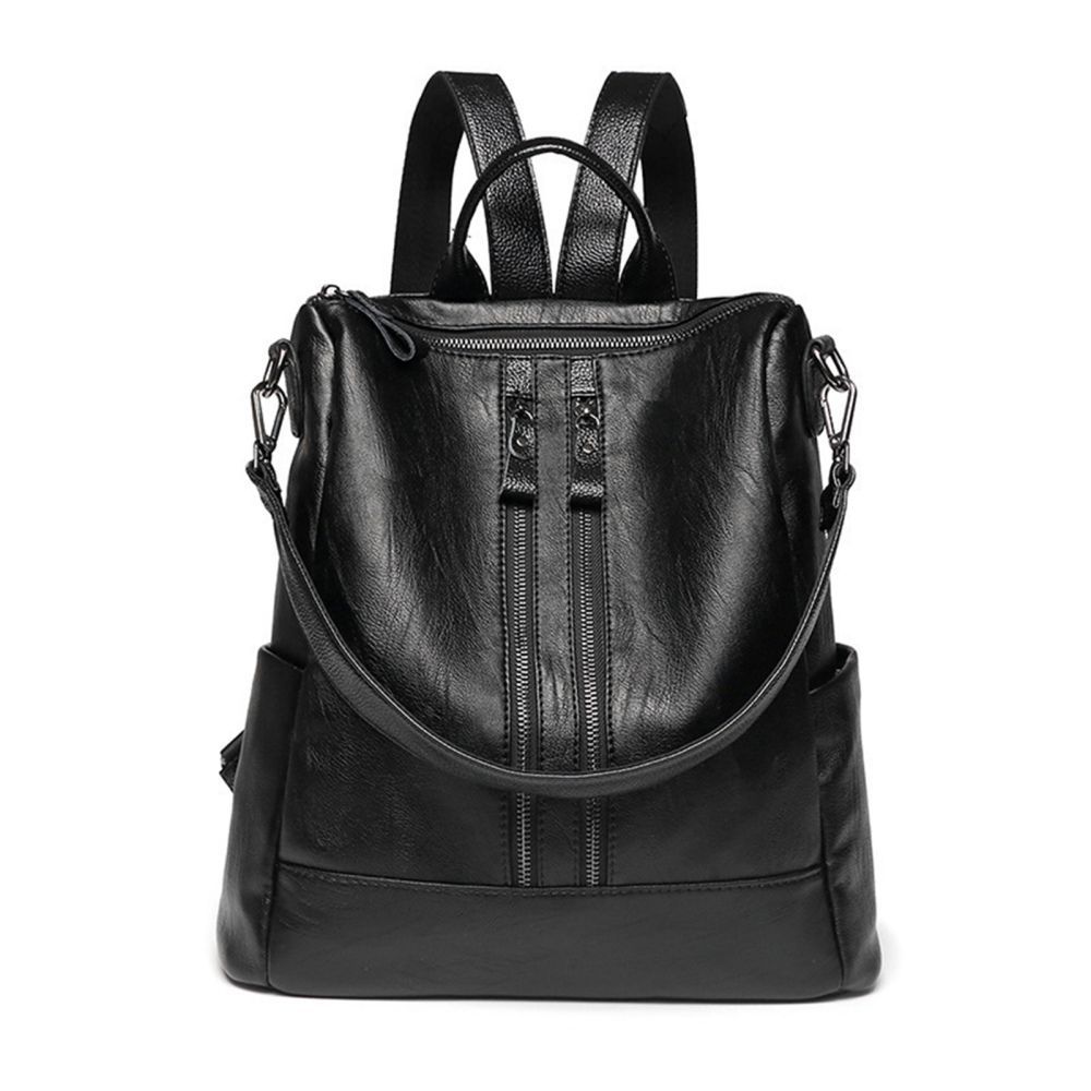 Women Soft Leather Backpack Ladies Anti-theft Shoulder Bag School Travel Work - Picture 13 of 13