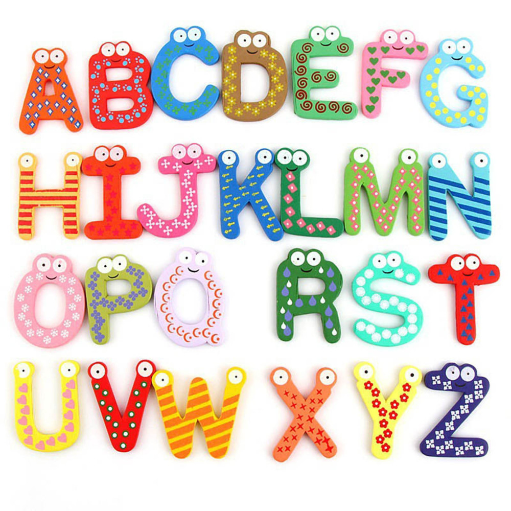 26/10PCS Magnetic Letters Numbers Alphabet ABC 123 Fridge Magnets Educational - Picture 13 of 14