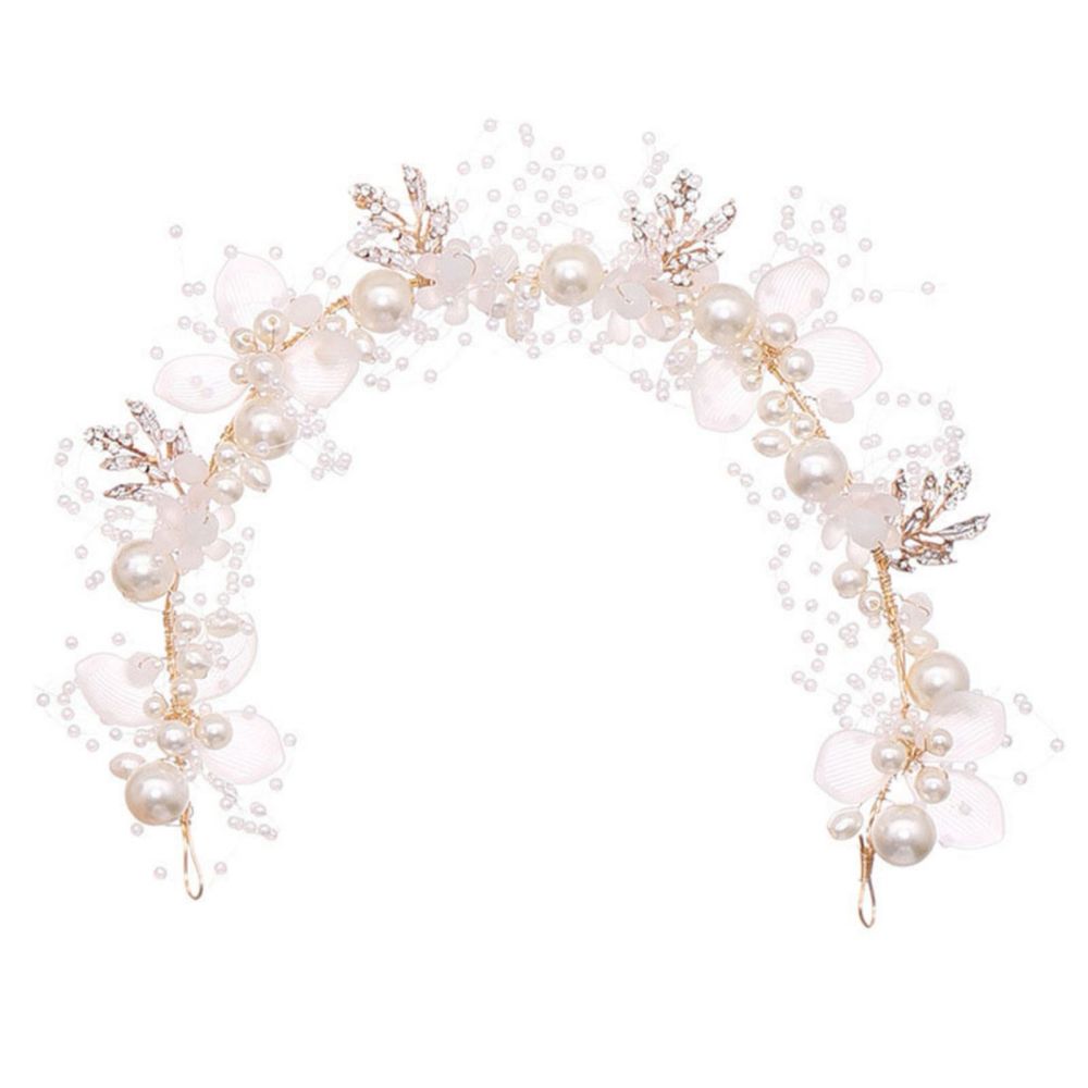 Bridal Wedding Headband Crystal Flower Band Tiaras Crystal Headpiece Hair