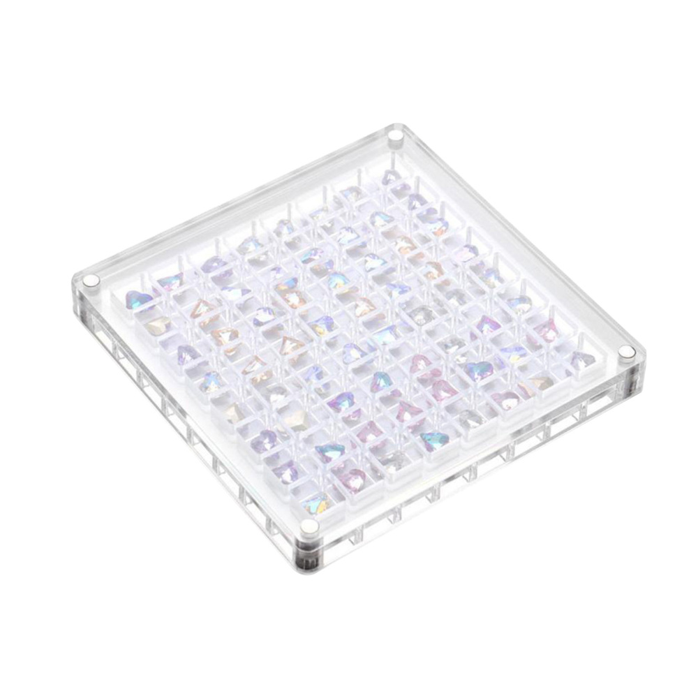 36 64 Grids Seashell Display Box Acrylic Magnetic Seashell Display Case Organize