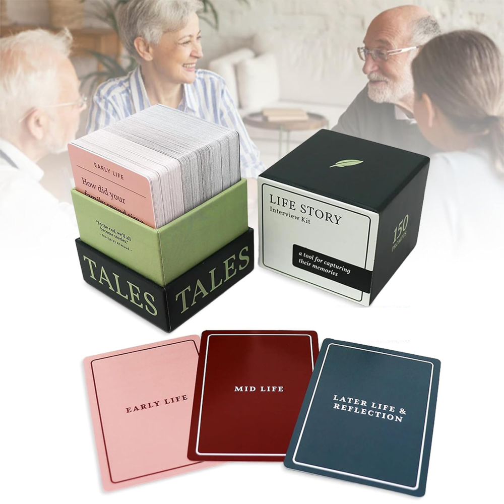 150pcs Tales Life Story Interview Kit Cards Get to Know Parents and Grandparents - Picture 11 of 12