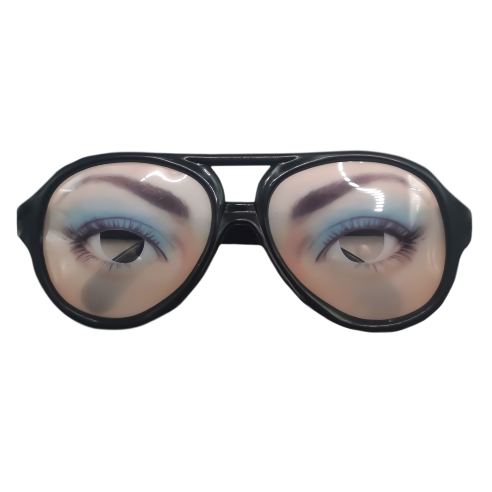 Man Woman Novelty Funny Eyeglasses Halloween Glasses Party Prop for Fancy Dress