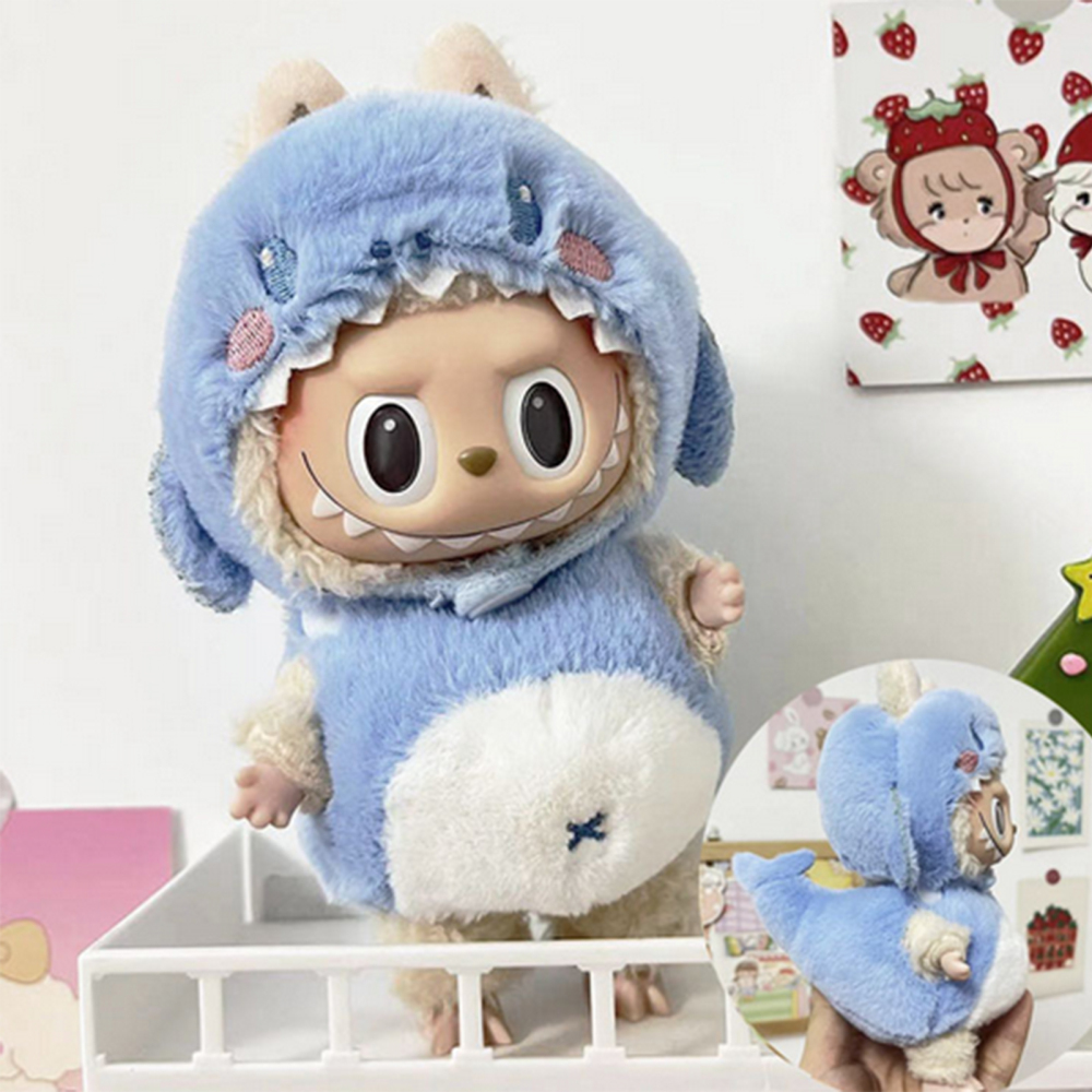 Clothes Only 15cm Pendant Blind Box Macaron Cloth Labubu Filled Doll Accessories - Picture 14 of 24