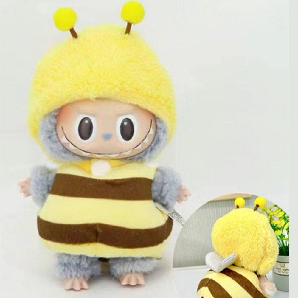 Clothes Only 15cm Pendant Blind Box Macaron Cloth Labubu Filled Doll Accessories - Picture 16 of 24