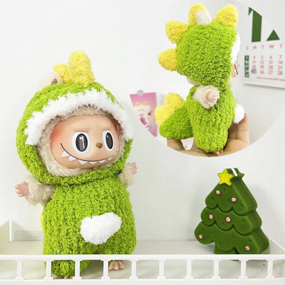 Clothes Only 15cm Pendant Blind Box Macaron Cloth Labubu Filled Doll Accessories - Picture 19 of 24