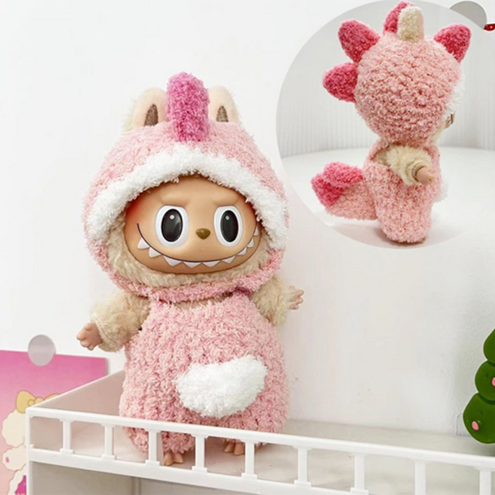 Clothes Only 15cm Pendant Blind Box Macaron Cloth Labubu Filled Doll Accessories - Picture 20 of 24