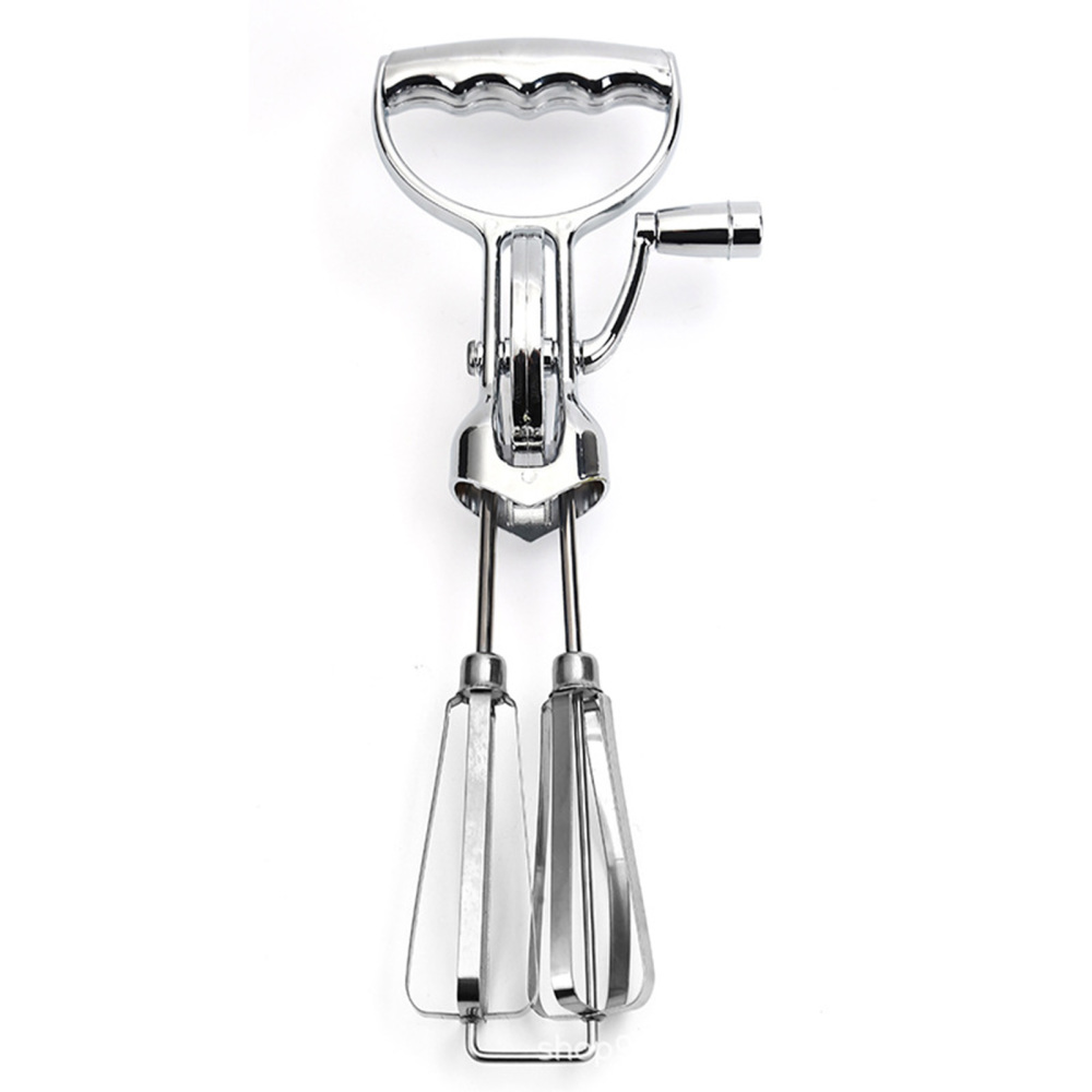 Kitchen Hand Held Manual Rotary Cooking Tool Blender Egg Beater Whisk-Mixer - Picture 13 of 13