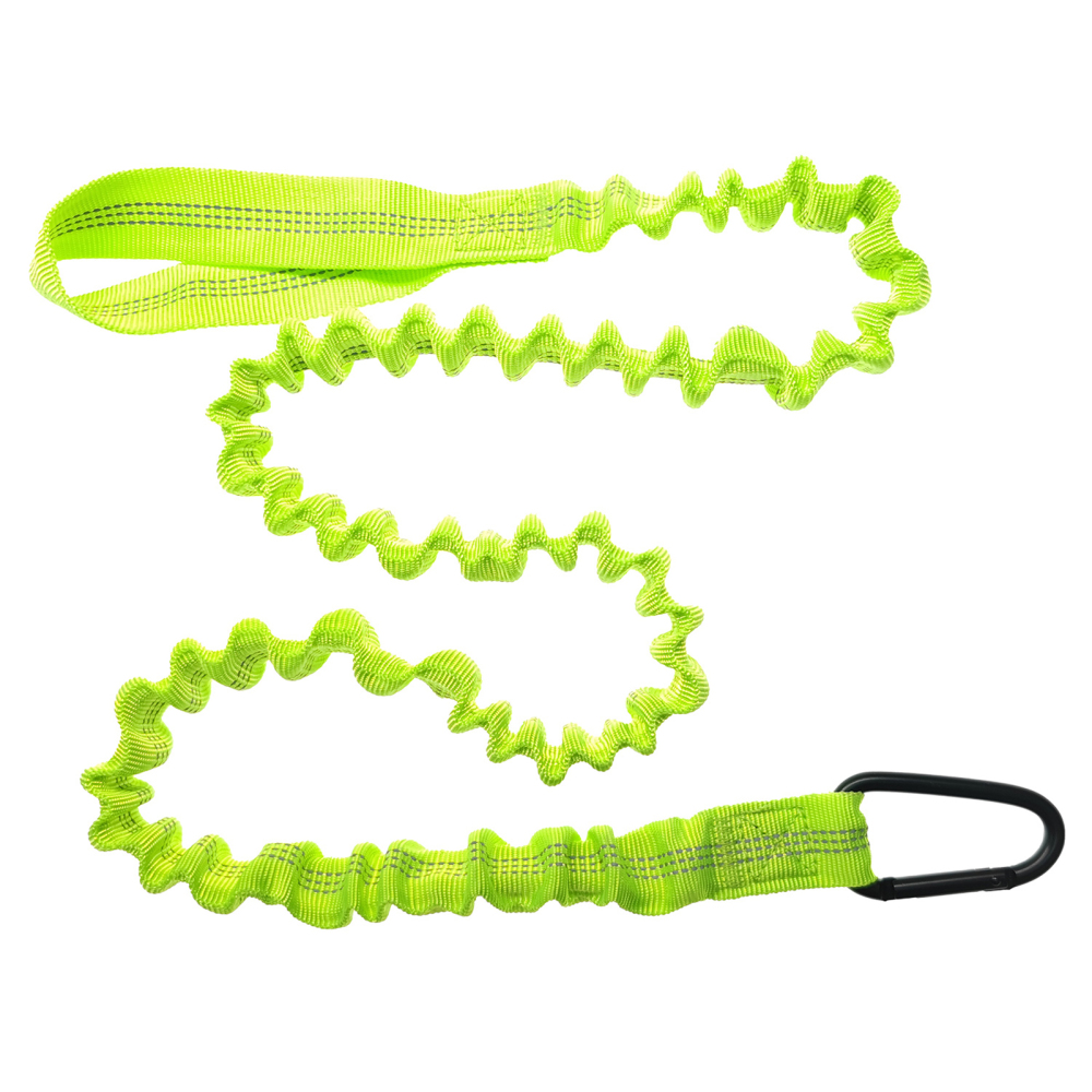 Kayak Paddle Leash Stretchable Paddle Rope Nylon Adjustable Coiled Rod Leash