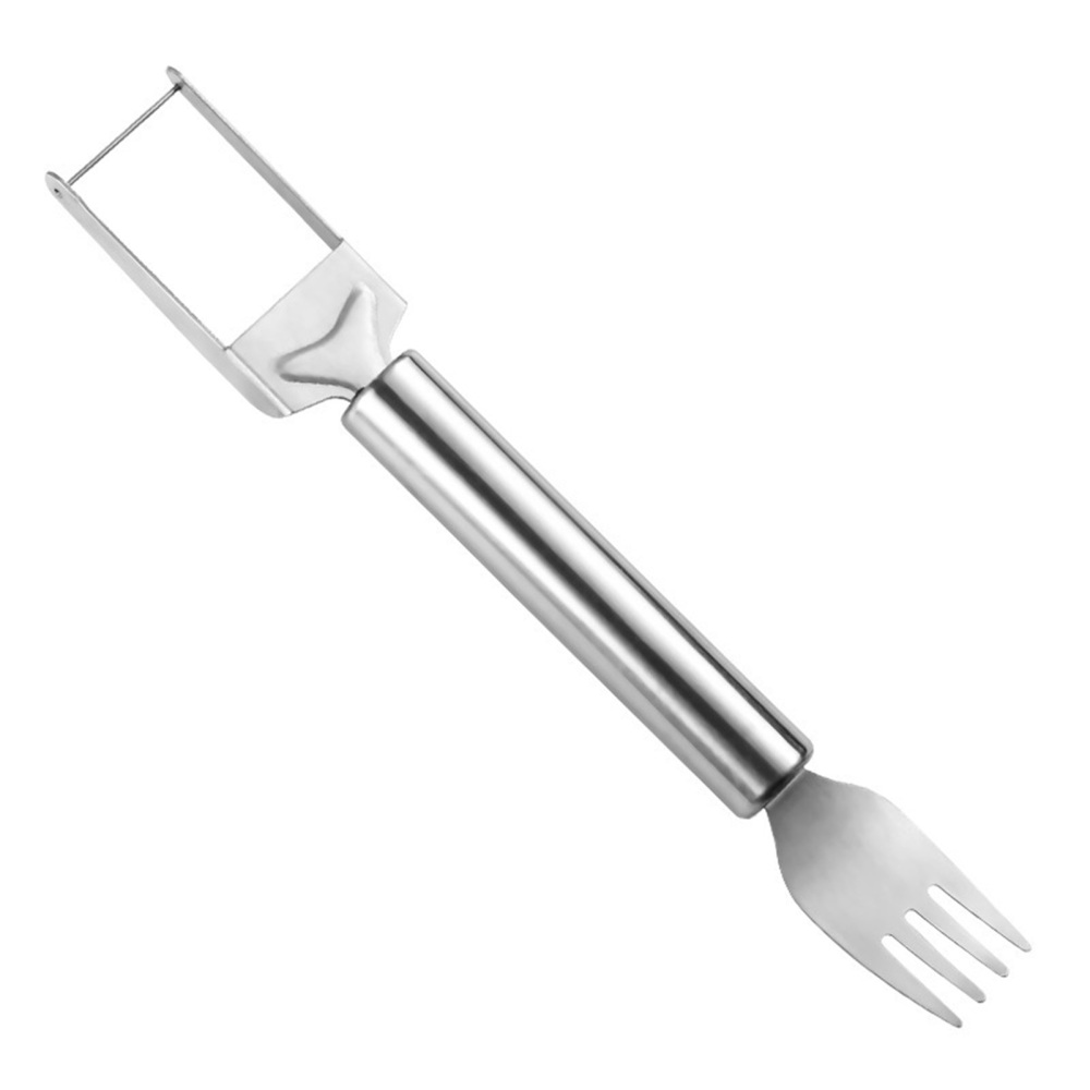Watermelon Slicer Cutter 2-in-1 Fork Stainless Steel Fruit Cutting Artifact Tool