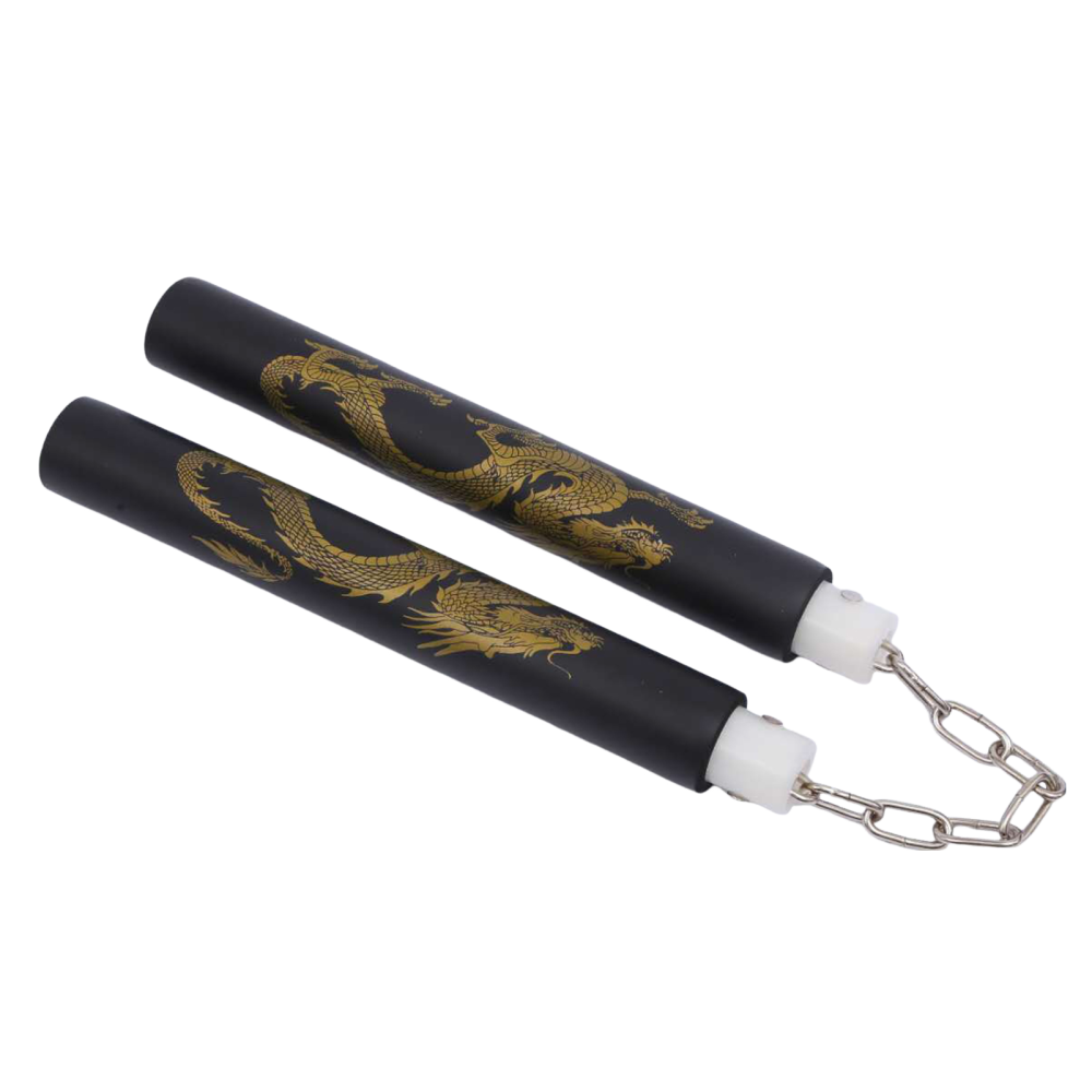 Beginner Training Stick Nunchucks with High-Elasticity Firm Sponge Core Sticks