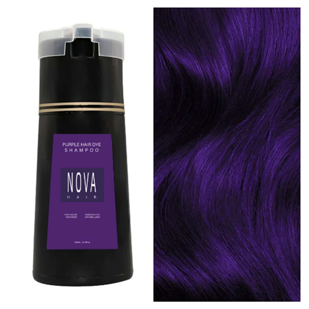 2025 Hair Dye Shampoo, Nova Hair Instant Dye Shampoo,Hair Color-Shampoo/// HOT- - Picture 14 of 18