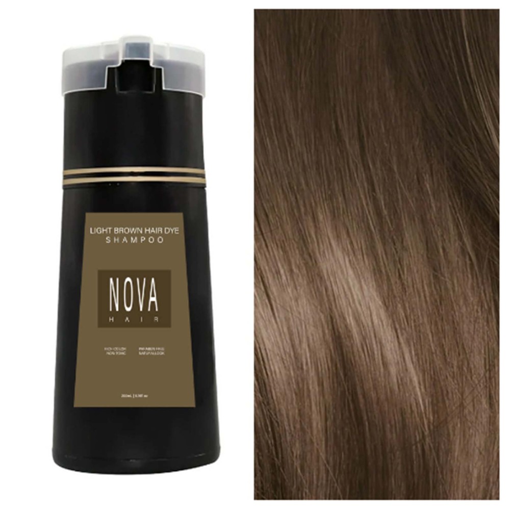 2025 Hair Dye Shampoo, Nova Hair Instant Dye Shampoo,Hair Color-Shampoo/// HOT- - Picture 15 of 18