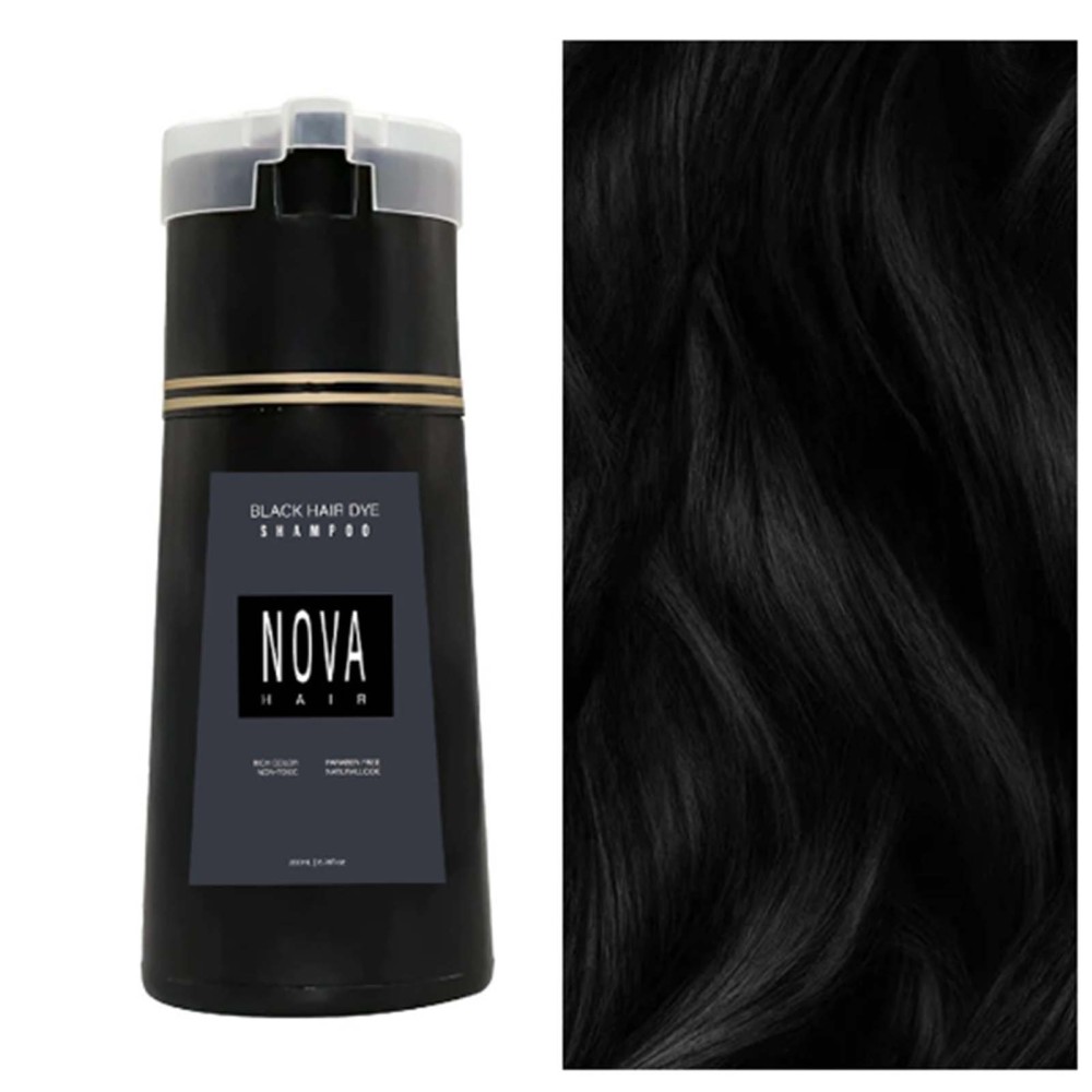 2025 Hair Dye Shampoo, Nova Hair Instant Dye Shampoo,Hair Color-Shampoo/// HOT- - Picture 16 of 18