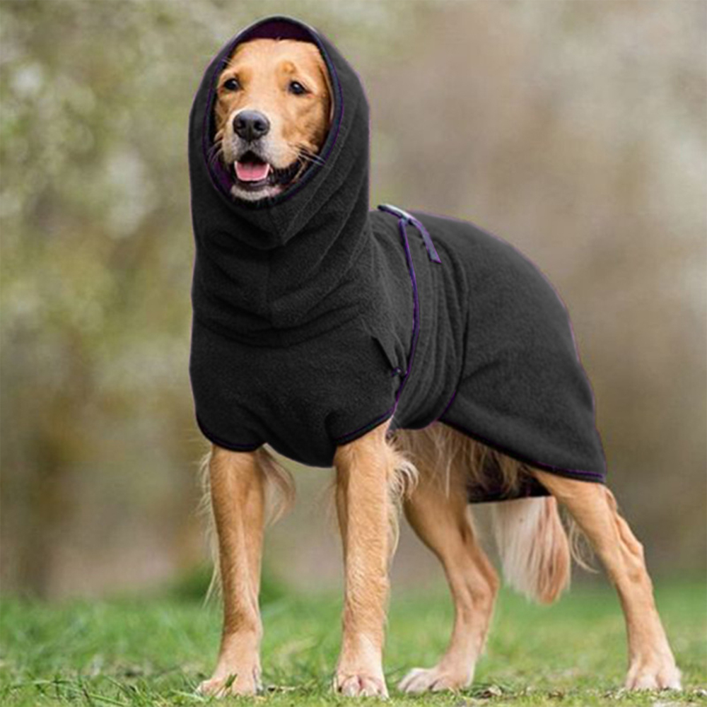 Dog Puppy Hoodies Hooded Jacket Solid Coat Pet Winter Soft Warm Clothes S-5XL AU - Picture 13 of 15