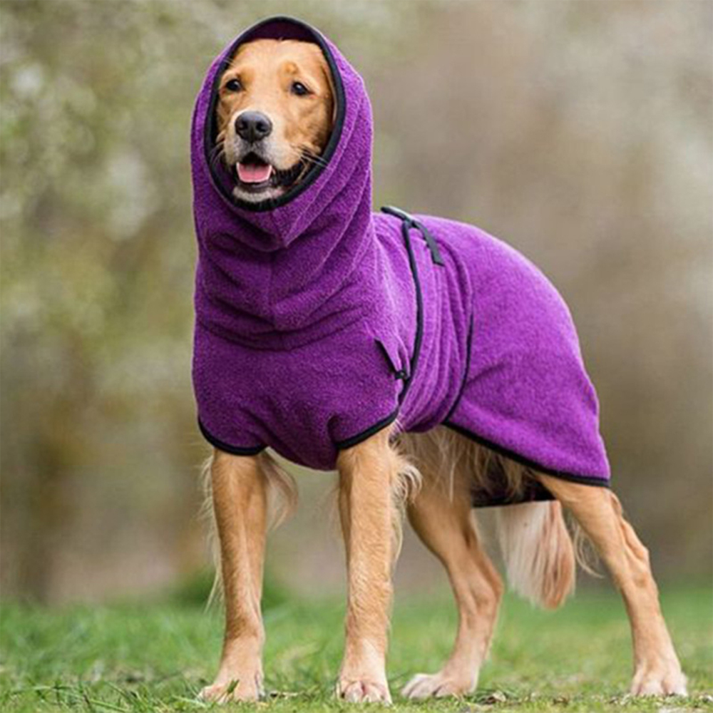 Dog Puppy Hoodies Hooded Jacket Solid Coat Pet Winter Soft Warm Clothes S-5XL AU - Picture 14 of 15