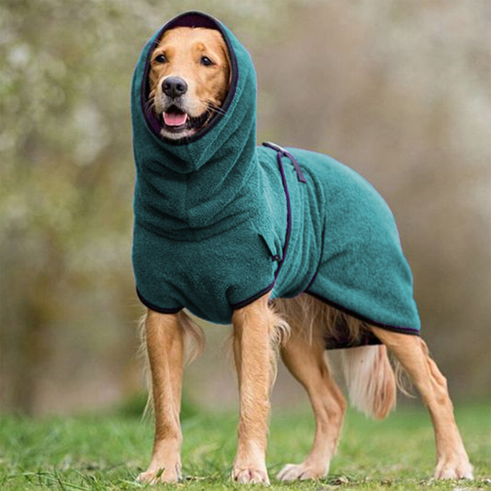 Dog Puppy Hoodies Hooded Jacket Solid Coat Pet Winter Soft Warm Clothes S-5XL AU - Picture 15 of 15