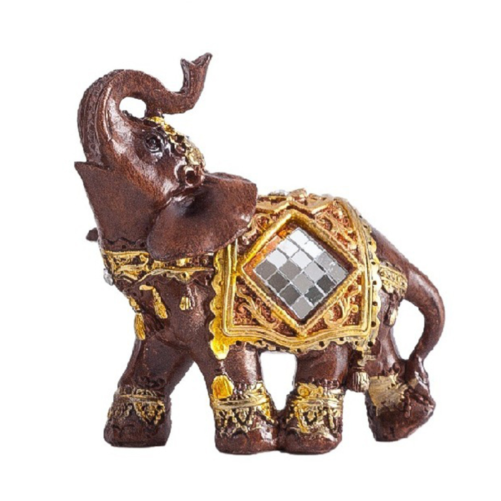 Resin Elephant Ornaments Household Resin Craft Ornament Suitable for Office