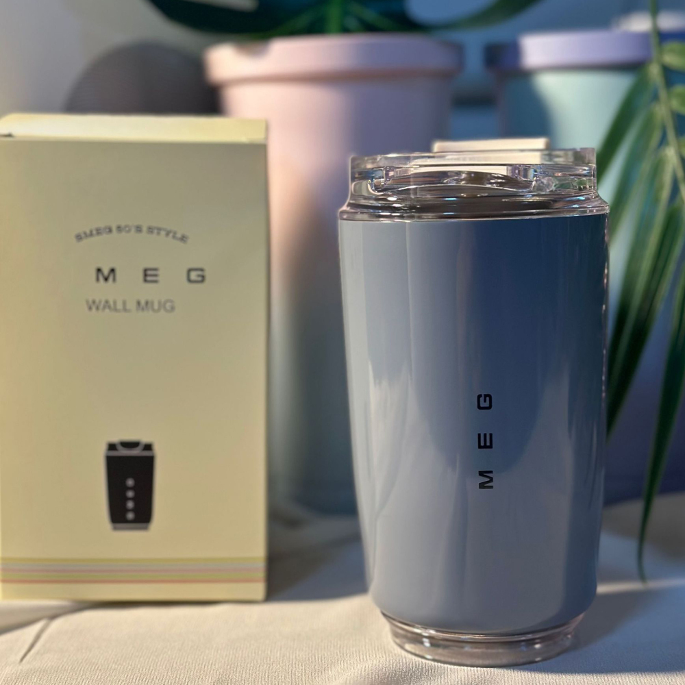 Smeg-Thermoss Coffee Mug 240ml Stainless Steel Travel Mug Insulated Water Bottle - Picture 18 of 19