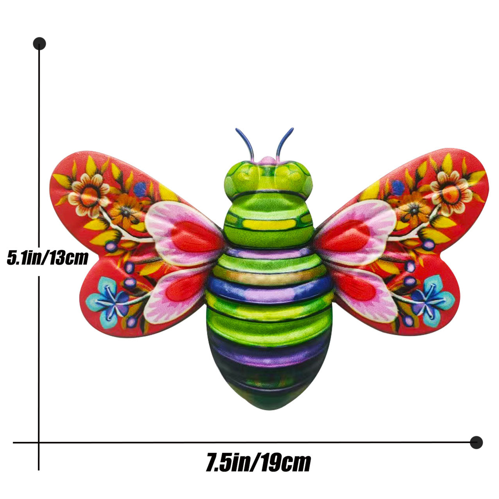 1/4PC Wall Sticker Decals Home Window Hanging Decor Garden 3D Sculpture Bees - Picture 9 of 11