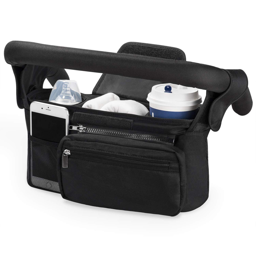 Universal Baby Pram Stroller Organiser Caddy Organizer Storage Accessories Bag - Picture 14 of 16