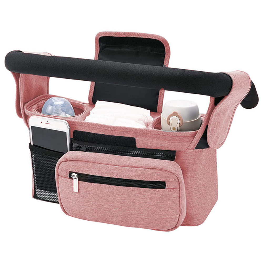 Universal Baby Pram Stroller Organiser Caddy Organizer Storage Accessories Bag - Picture 15 of 16