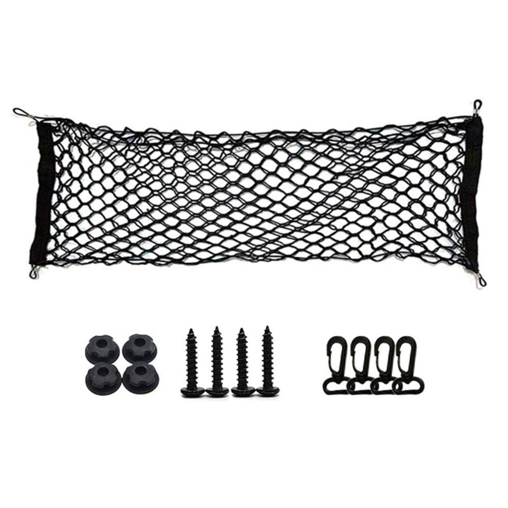 Universal Mesh Cargo Net Car Storage Netting Black Mesh Trunk Cargo Organizer US