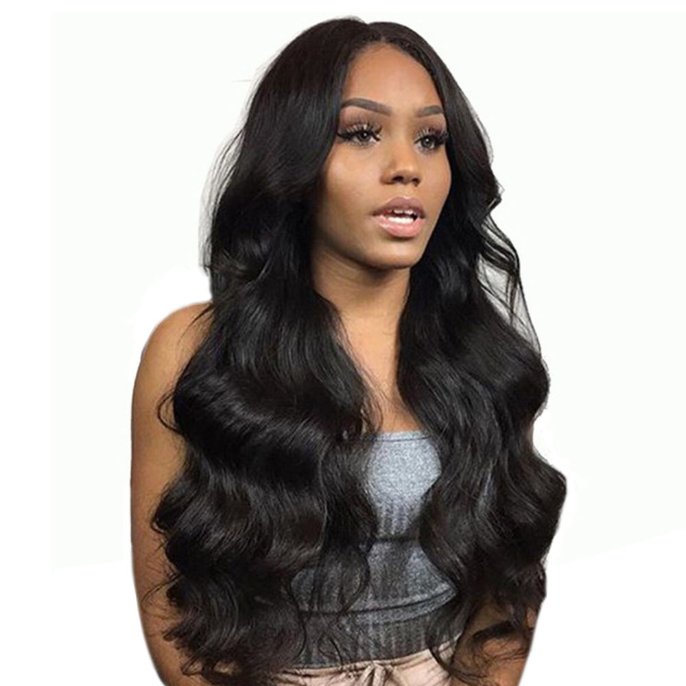 Long Curly Wavy Hair Black Body Wave Wigs Women Wig Cosplay Costume Hair - Picture 10 of 10
