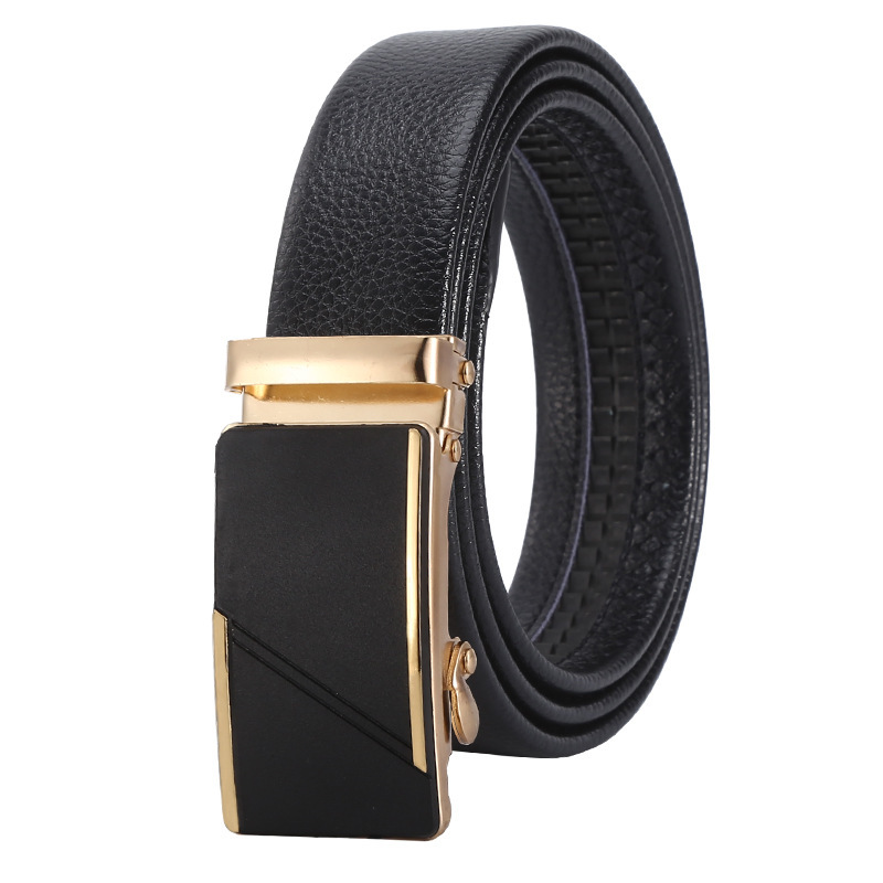 PU Leather Belts Men's High Quality Buckle Jeans Cowskin Casual Belts - Picture 19 of 25