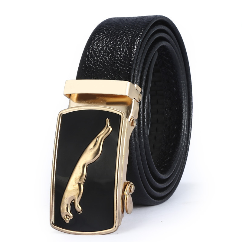 PU Leather Belts Men's High Quality Buckle Jeans Cowskin Casual Belts - Picture 20 of 25