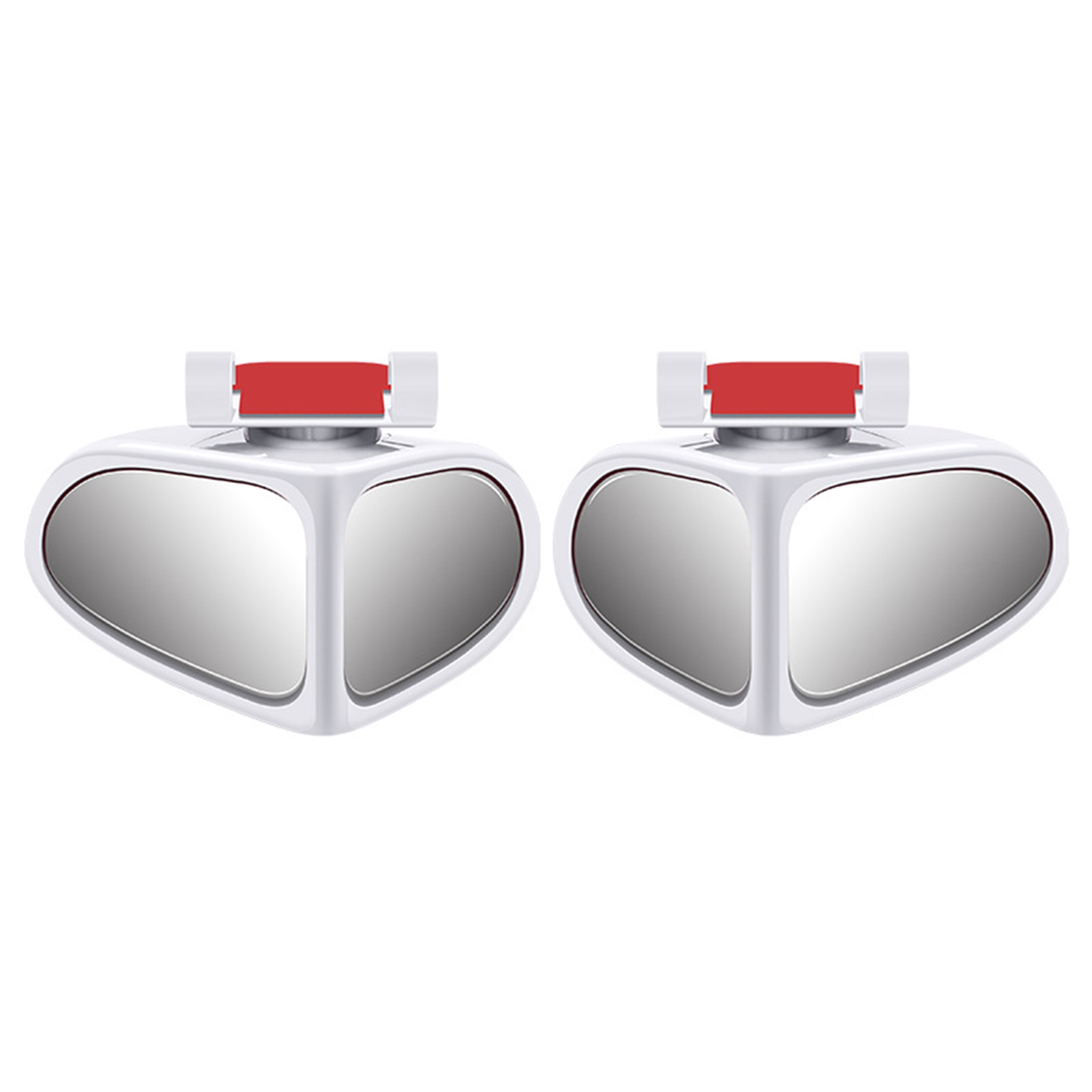 1Pair Blind Spot Mirror Auto 360° Wide Angle Convex Rear Side View Car Blindspot