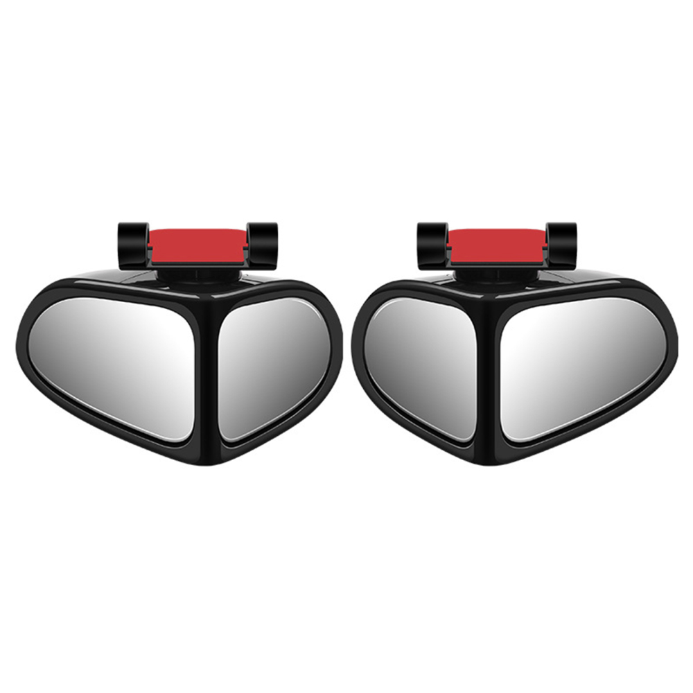 Blind Spot Car Mirror 1 Pair 360 Degree Adjustment Rear View Mirror Suction Cup